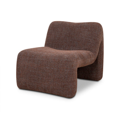 Fabric Lounge Chair - Moss Brown