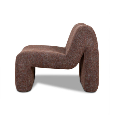 Fabric Lounge Chair - Moss Brown