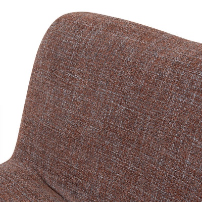 Fabric Lounge Chair - Moss Brown