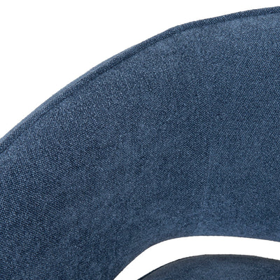 Fabric Armchair - Navy Blue