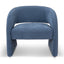 Fabric Armchair - Navy Blue