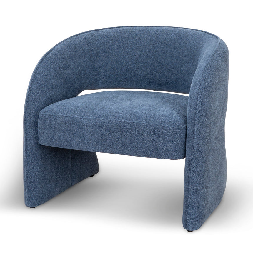 Fabric Armchair - Navy Blue