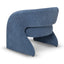 Fabric Armchair - Navy Blue