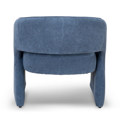 Fabric Armchair - Navy Blue