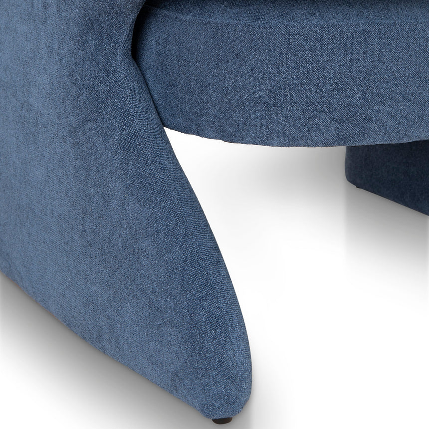 Fabric Armchair - Navy Blue