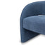 Fabric Armchair - Navy Blue