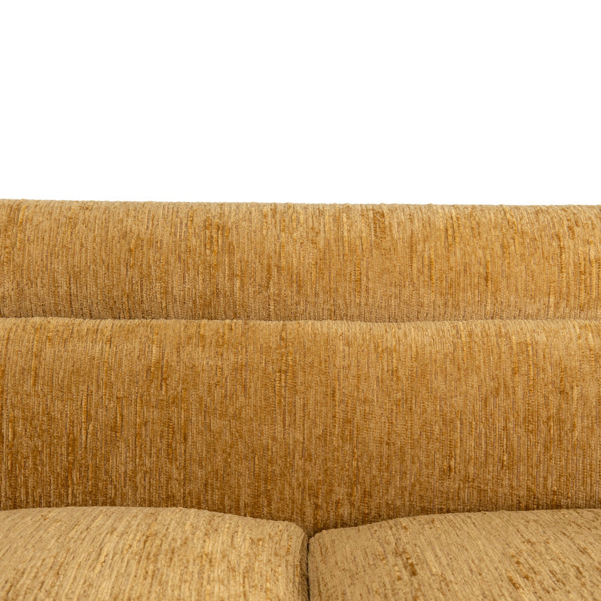 2 Seater Fabric Sofa - Yellow Sand