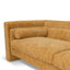 3 Seater Fabric Sofa - Yellow Sand