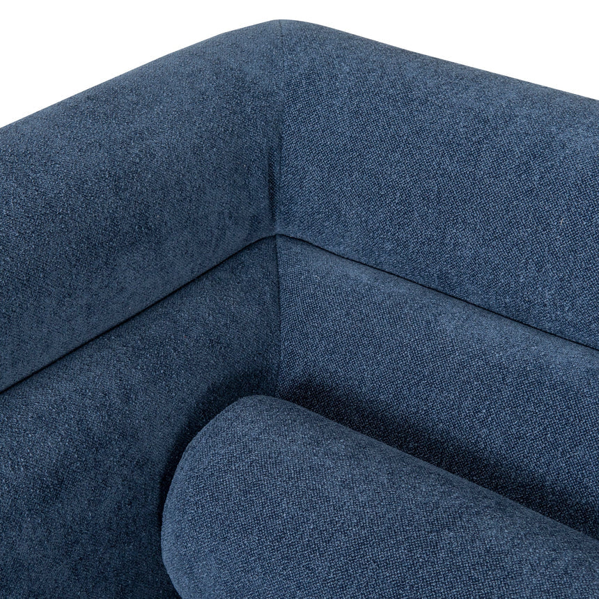 Fabric Armchair - Navy Blue