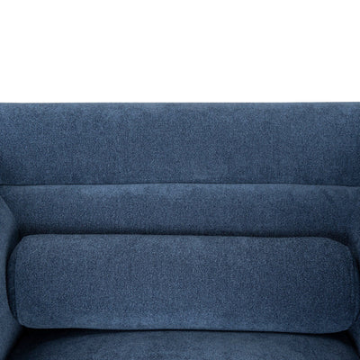 Fabric Armchair - Navy Blue