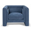 Fabric Armchair - Navy Blue