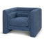 Fabric Armchair - Navy Blue