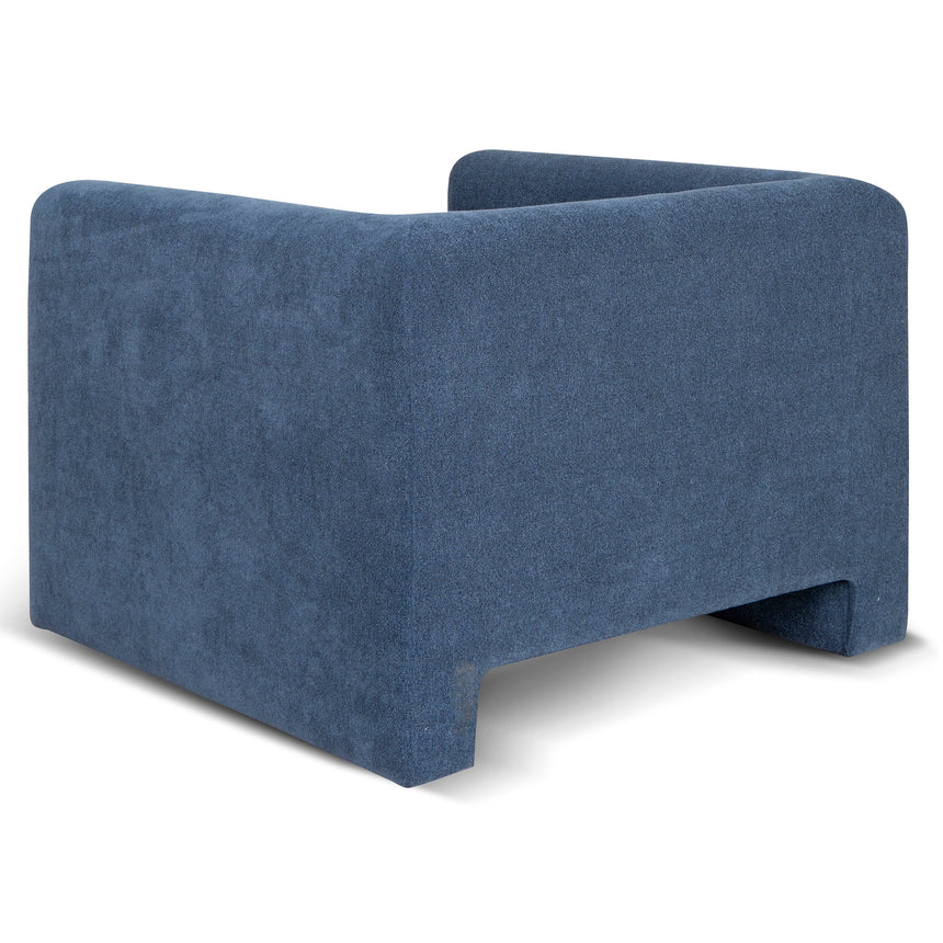 Fabric Armchair - Navy Blue