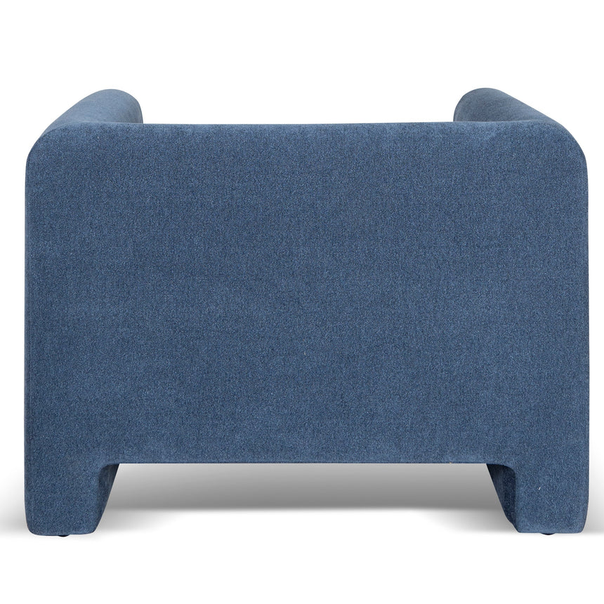 Fabric Armchair - Navy Blue