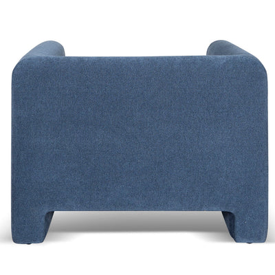 Fabric Armchair - Navy Blue