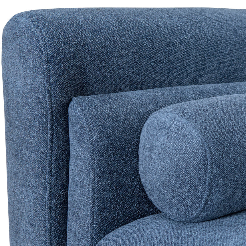 2 Seater Fabric Sofa - Navy Blue