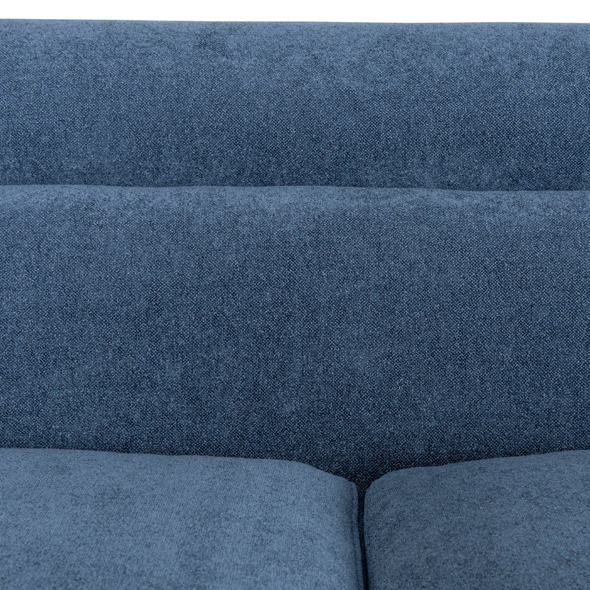 2 Seater Fabric Sofa - Navy Blue