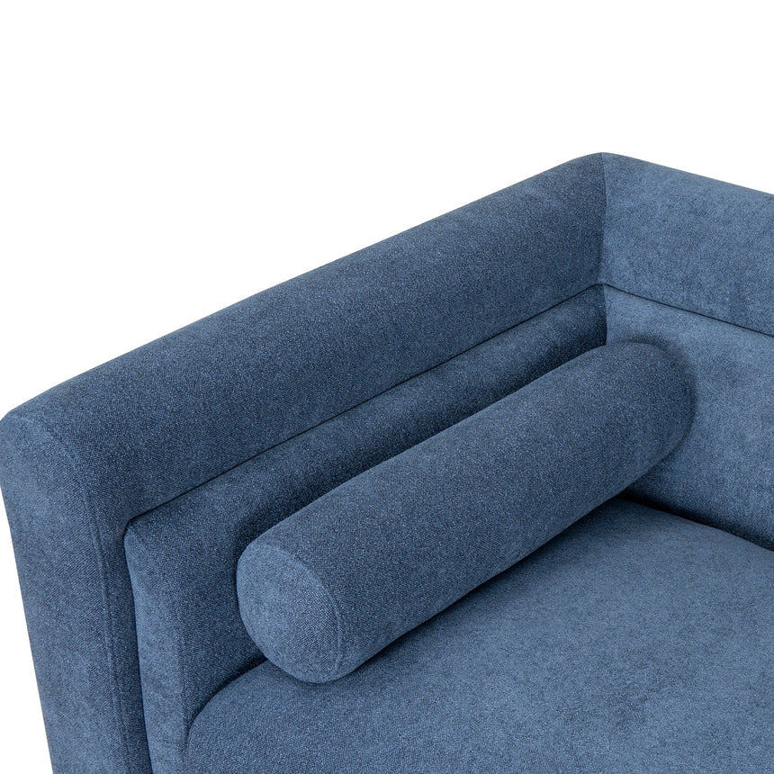 2 Seater Fabric Sofa - Navy Blue