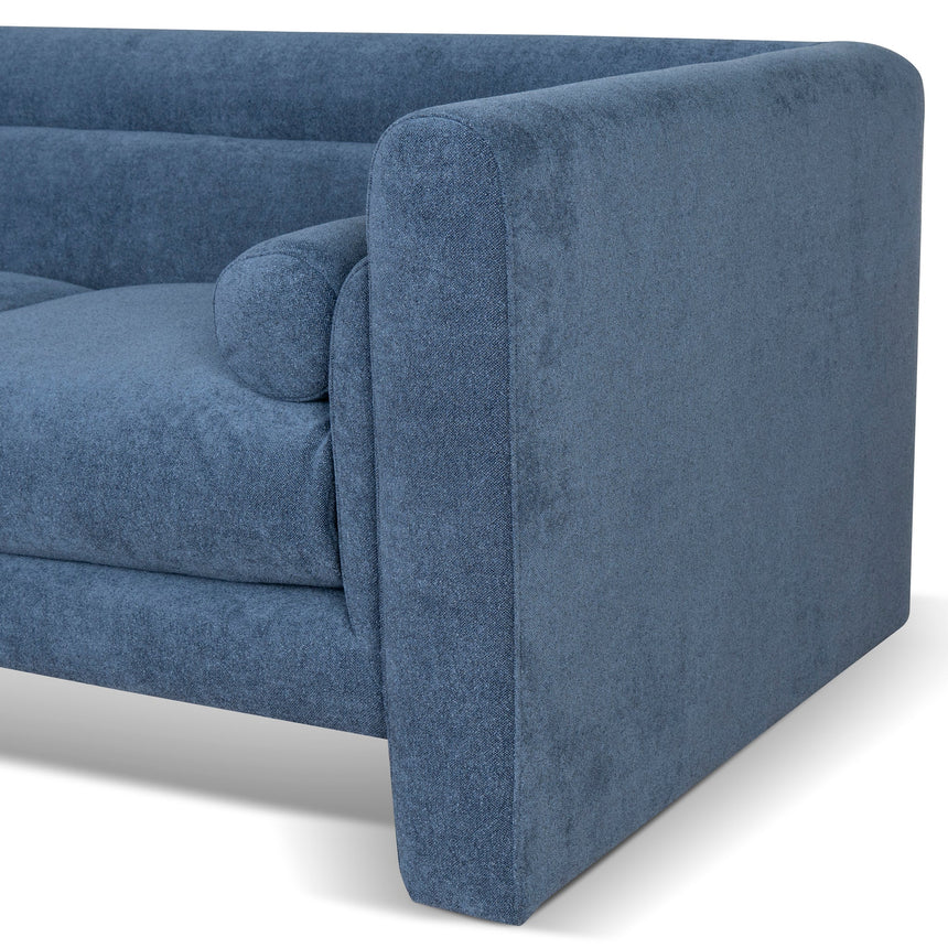 2 Seater Fabric Sofa - Navy Blue