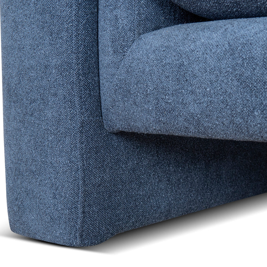 2 Seater Fabric Sofa - Navy Blue