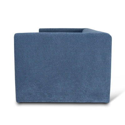 3 Seater Fabric Sofa - Navy Blue