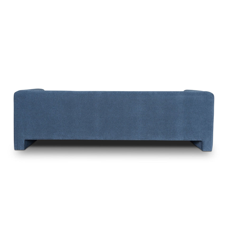 3 Seater Fabric Sofa - Navy Blue