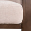 Walnut Armchair - Blush Linen
