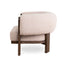 Walnut Armchair - Blush Linen