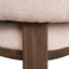 Walnut Armchair - Blush Linen