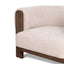 Walnut Armchair - Blush Linen