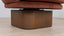 Fabric Swivel Armchair - Soft Rust