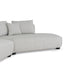 3 Seater Right Chaise Sofa - Clay Grey