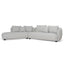 3 Seater Left Chaise Sofa - Clay Grey