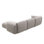 3 Seater Right Chaise Sofa - Clay Grey