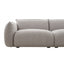 3 Seater Right Chaise Sofa - Clay Grey