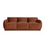 3 Seater Sofa - Rustic Burnt Orange