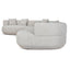 Modular Right Chaise Sofa - Coral Natural Linen