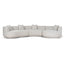 Modular Right Chaise Sofa - Coral Natural Linen