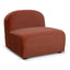 Additional Armless for 4 Seater Sofa - Umber Orange