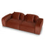 3 Seater Sofa - Umber Orange