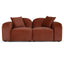 Additional Armless for 4 Seater Sofa - Umber Orange