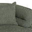 Left Chaise Sofa - Coral Dark Green