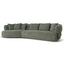 Left Chaise Sofa - Pale Beige