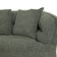 Left Chaise Sofa - Coral Dark Green