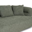 Left Chaise Sofa - Coral Dark Green
