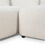 3 Seater Left Chaise Sofa - Oatmeal Beige