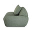 3 Seater Left Chaise Sofa - Amazon Green