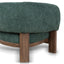 Walnut Armchair - Bush Green