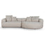 Left Chaise Sofa - Chrome Grey