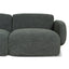Left Chaise Modular Sofa - Moss Green